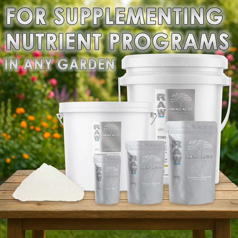 RAW Amino Acids | L-Glycine & L-Glutamic Acid | Water-Soluble Biostimulant