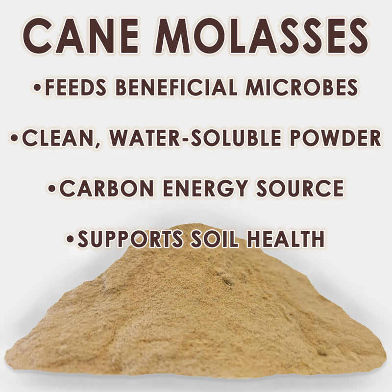 RAW Cane Molasses | Water-Soluble Microbe Food | Concentrated Powder