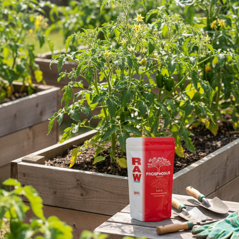 RAW Phosphorus | 61% Water-Soluble Phosphate + Ammonium Nitrogen | Bloom & Root Support