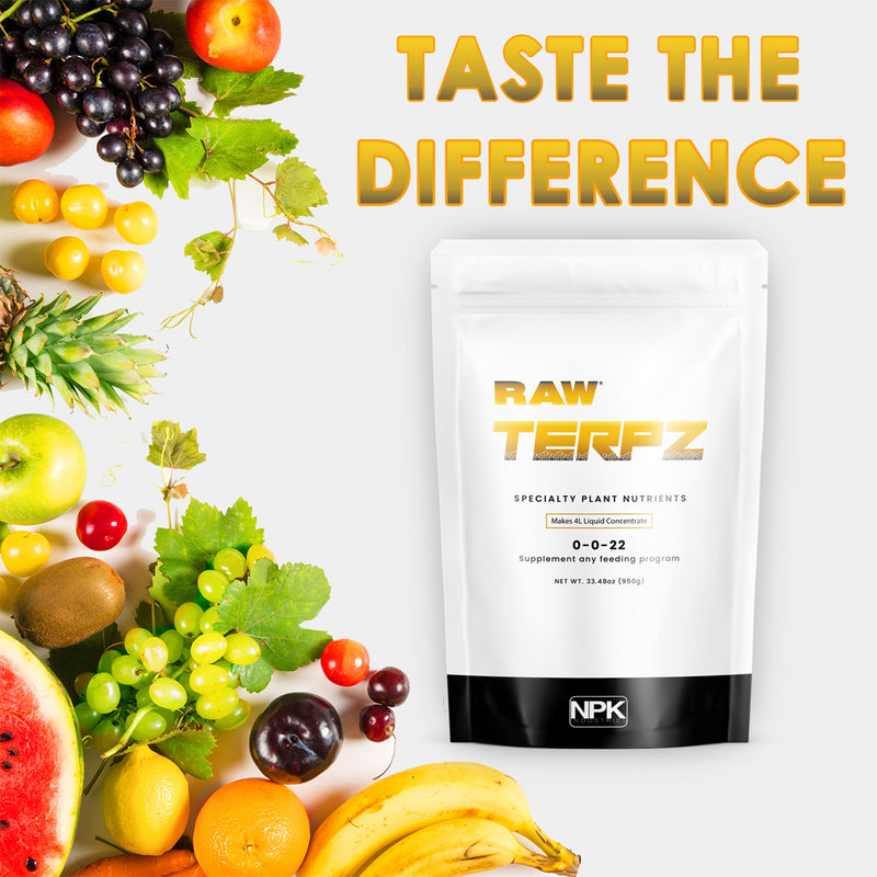 RAW Terpz | Water-Soluble Potassium & Amino Acid Supplement | Essential Oil Support
